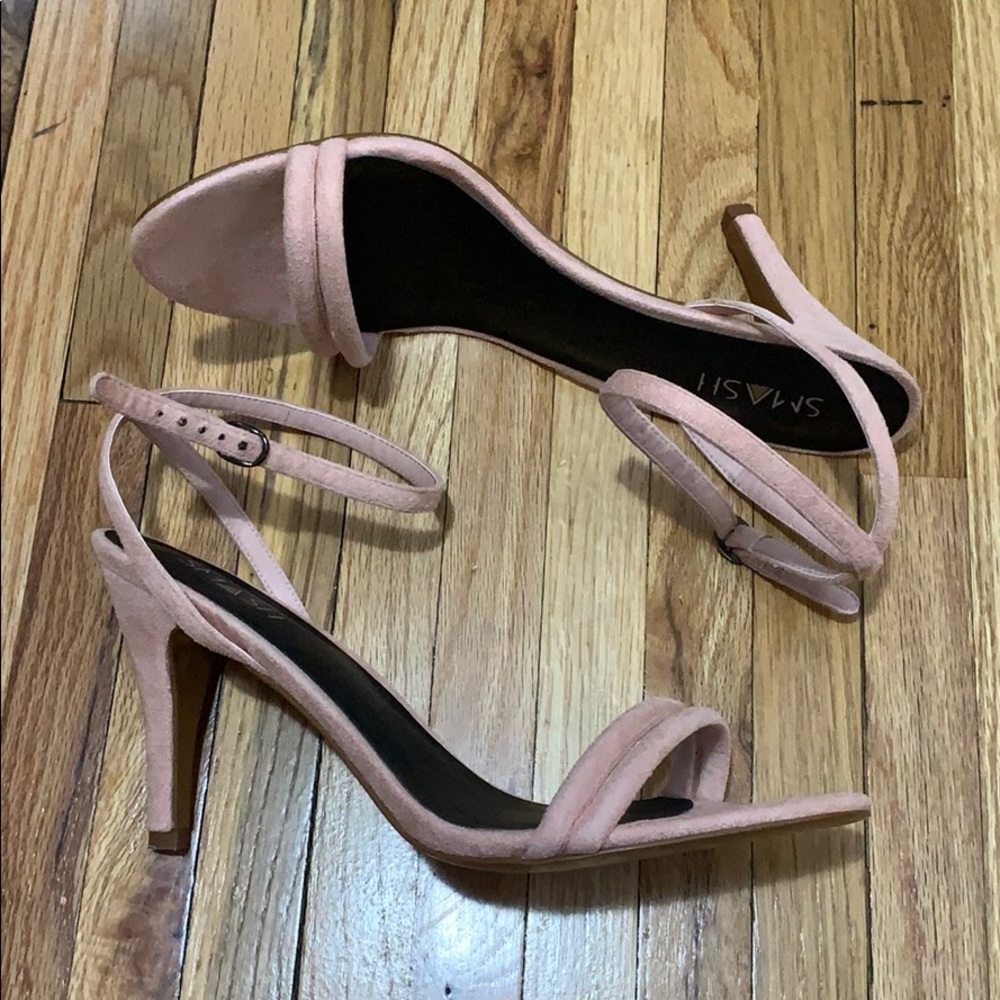 Tawny Suede Ankle-Strap Sandals